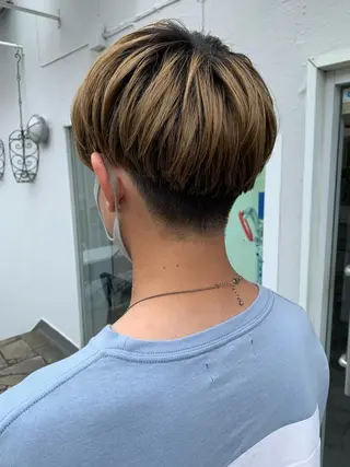 カラー メンズ 平 ちひろのヘアスタイル