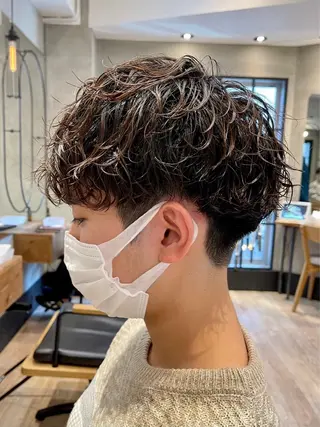 パーマ メンズ メンズ特化ニュアンス パーマ RYOのヘアスタイル