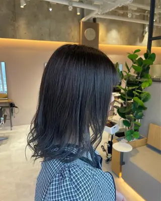ミディアム カラー 城間 晴人のヘアスタイル