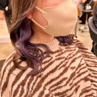 セミロング 💖札幌カラー 指名No.1💖玲奈のヘアスタイル