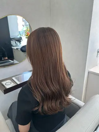 カラー ナチュラル🎀透明感 カラー/香香のヘアスタイル