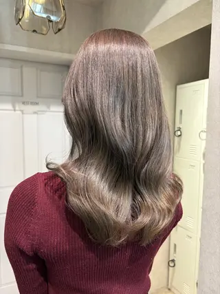 ロング カラー 透明感カラー🫧🎀 まりなのヘアスタイル