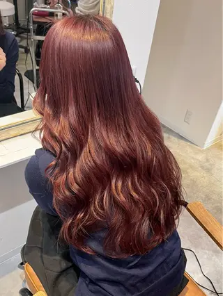 カラー 透明感カラー×顔周り カットhinata♡のヘアスタイル