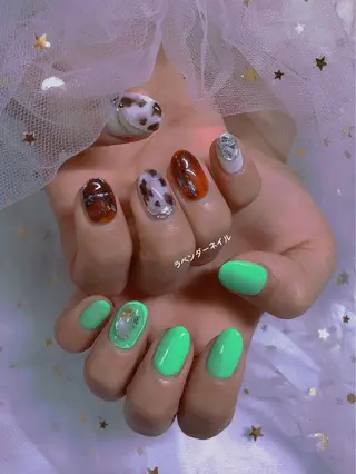 ネイル ラベンダー💖日暮里 ルル💖ネイルのネイルデザイン