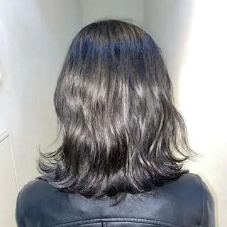 ミディアム カラー Sia中野新橋　店長 田中　優莉乃のヘアスタイル