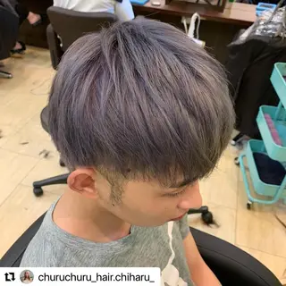 ショート カラー パーマ メンズ 🩷Eny terrace🩷のヘアスタイル