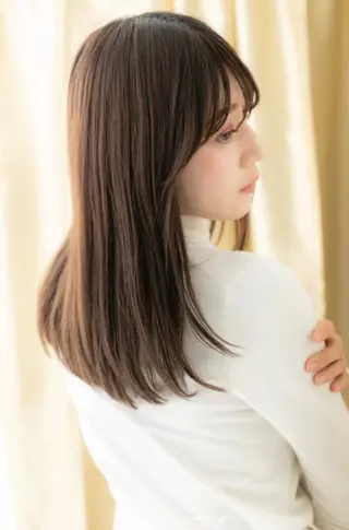 ロング カラー パーマ 似合わせ✨透明感🫧 佐藤優斗のヘアスタイル