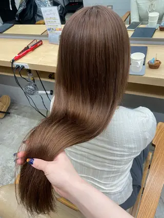 セミロング カラー 🐾Libero🐾 柏　KONOMIのヘアスタイル