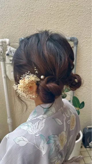 ヘアアレンジ 佐藤　ひなの ／艶髪のヘアスタイル