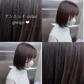 ミディアム カラー パーマ 《柔らかhair𓍯 》木村美姫のヘアスタイル