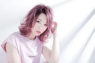 ミディアム カラー 透明感カラー/ 韓国風🌿RIKOのヘアスタイル