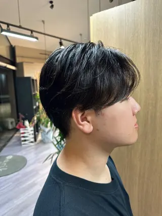 パーマ メンズ arika オケシ　リョウダイのヘアスタイル