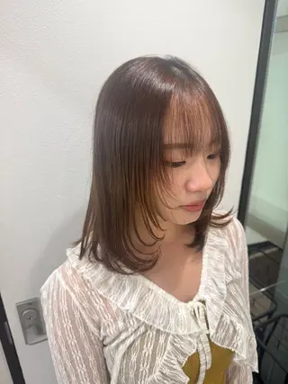 ミディアム COEUR🖤 SAYAKAのヘアスタイル