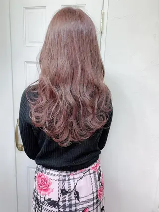 ロング カラー ヘアアレンジ 👑最高級エクステ 👑新宿/タイセイのヘアスタイル