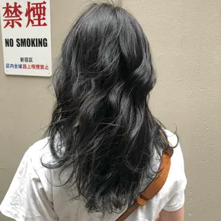 ミディアム 韓国ヘア 店長NEGIのヘアスタイル