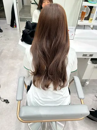 ロング 韓国風レイヤーカット ✨平野志織のヘアスタイル