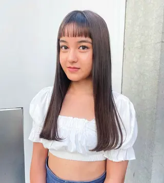 ロング カラー 似合わせヘア 💐たかさきかなこのヘアスタイル