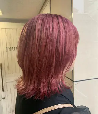 ミディアム カラー ヘアアレンジ JYUNESU表参道所属・似合わせhair🔸 アサダ　タカコ🔸のヘアスタイル
