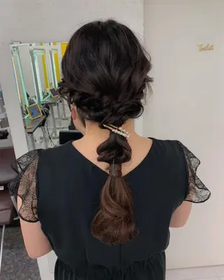 ヘアアレンジ 卒業式ヘアセット🎀 ヘアアレンジのヘアスタイル