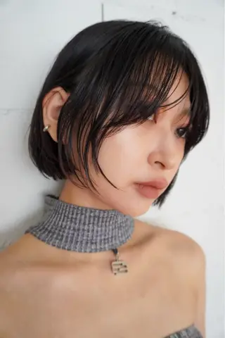 ショート カラー レイヤー／似合わせ TAKUYAのヘアスタイル