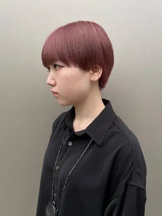 ショート カラー 吉田一輝 外国人パーマのヘアスタイル