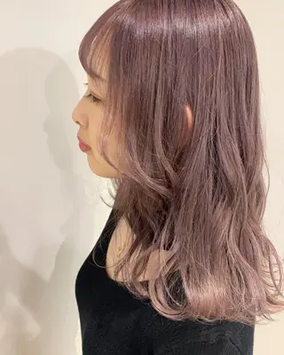 セミロング カラー scene. haraのヘアスタイル
