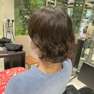 ショート 髪質改善/美髪/ 透明感カラー/ あきのヘアスタイル