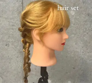 ロング ヘアアレンジ harua キュプレ/アイリストのマツエク・マツパデザイン