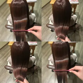 ロング カラー 井上 花音のヘアスタイル