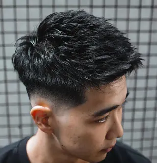 ショート カラー パーマ メンズ 💈men's💈 satoru中目黒のヘアスタイル