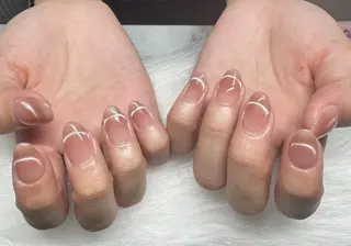 ネイル Chiara 長さだしのネイルデザイン