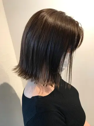 ショート カラー ニュアンスパーマ/ レイヤー/茶屋町のヘアスタイル