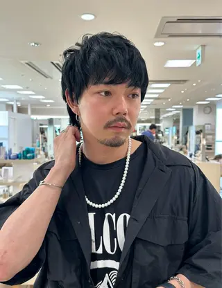 カラー メンズ 艶髪 黄金比みくのヘアスタイル