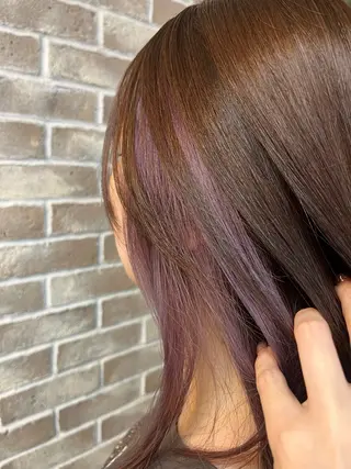 ロング カラー 川崎 かなでのヘアスタイル