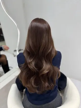 ロング カラー 名駅/大人韓国ヘア 艶カラー/Rihoのヘアスタイル