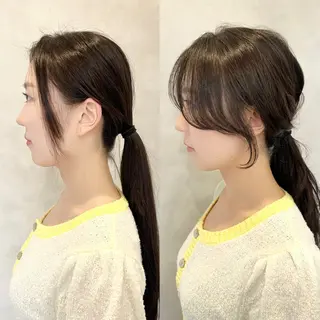 ミディアム 住 なつきのヘアスタイル