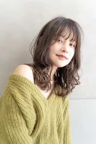 セミロング カラー ✴︎赤み除去カラー daichi✴︎のヘアスタイル