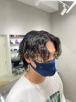 ショート パーマ メンズ SENTA✨メンズ パーマ✨fifth栄のヘアスタイル