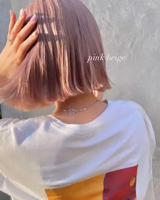 ミディアム カラー 一ノ瀬 暁のヘアスタイル