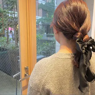 ショート カラー パーマ ヘアアレンジ 高井瑠華🌼 ストカールカット特化のヘアスタイル