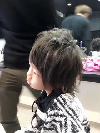 メンズ キッズ パーマPrivate SalonNoa名駅のヘアスタイル