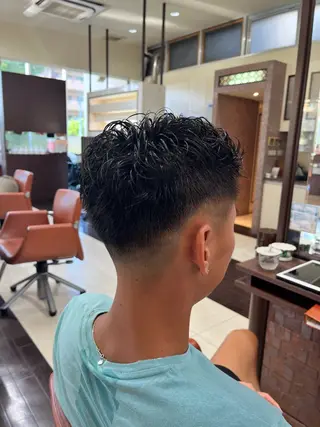 ショート パーマ メンズ 🧊メンズ特化🧊 高木航希のヘアスタイル