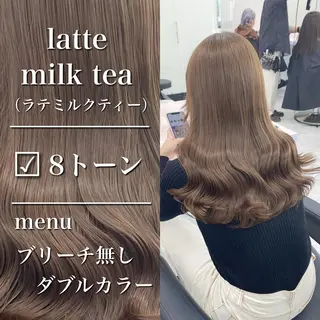 ロング カラー 💕コテ巻き風パーマ 💕KEIYA 💕のヘアスタイル