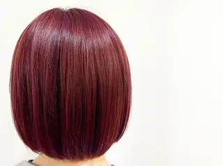 ミディアム カラー あべ ゆうかのヘアスタイル