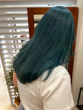 ロング カラー ﾚｲﾔｰ🩵透明感 ೀユイ🌙のヘアスタイル