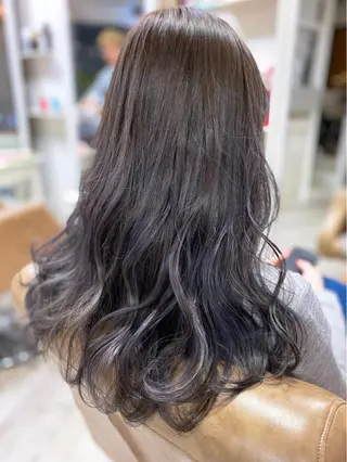 セミロング カラー 髪質改善/艶髪 やまなかのヘアスタイル