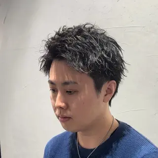 ショート パーマ メンズ メンズの悩み解決専門 柏パーマ職人/曽我尾のヘアスタイル