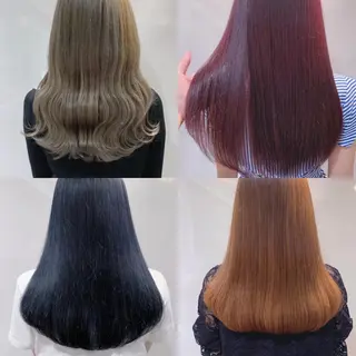 ロング カラー ヘアアレンジ 柔らか垢抜けｶﾗｰと ｶｯﾄ🫧ASUKAのヘアスタイル