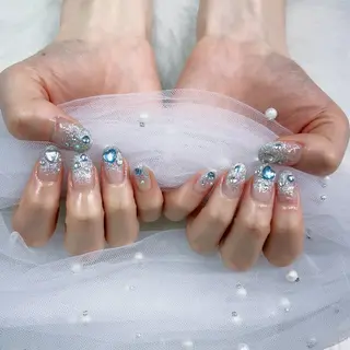 ネイル パーツ全部¥110 サロンミミのネイルデザイン