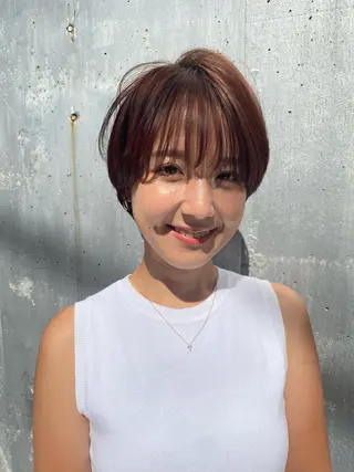 ショート カラー 山田 晃輔のヘアスタイル